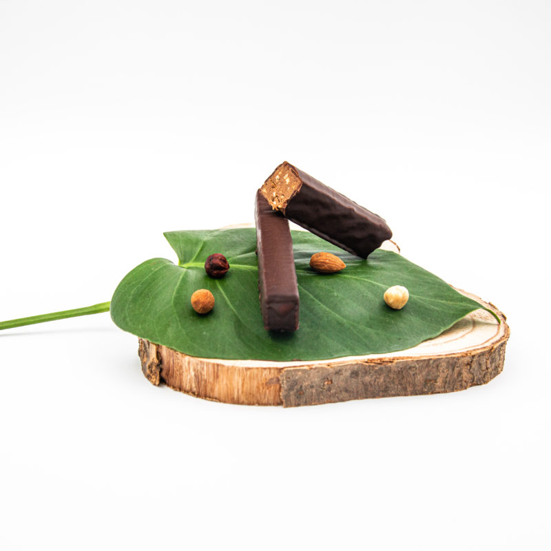 Grégoire Pécou - Gourmandises - Barre praliné et chocolat noir